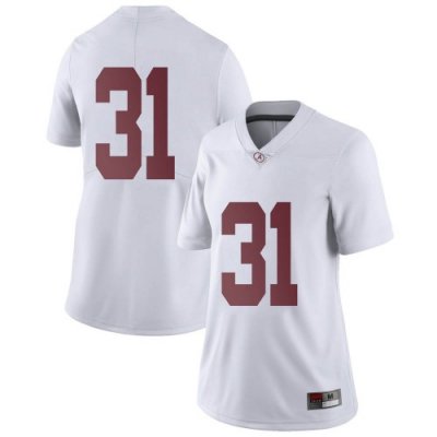 Women's Alabama Crimson Tide #31 Will Anderson Jr. White Limited NCAA College Football Jersey 2403UDSU6